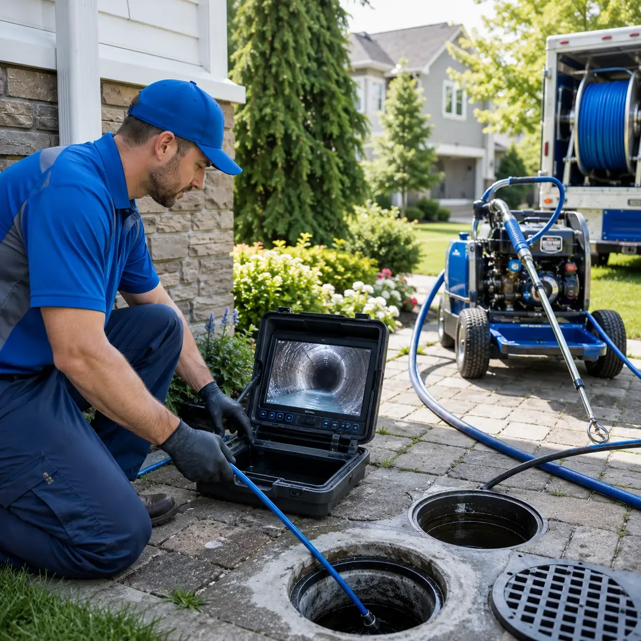 Outdoor drain cleaning professionals serving Lee, NH